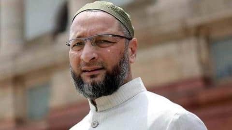 UP: Owaisi booked for 'vitiating' communal harmony, violating COVID-19 norms UP: Owaisi booked for 'vitiating' communal harmony, violating COVID-19 norms