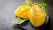 Our new favorite drink: Mango coconut smoothie