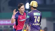 IPL: Trent Boult's dominance over Sunil Narine, the batter