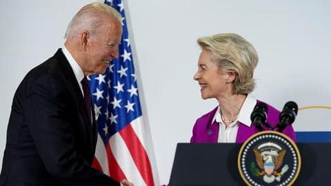 US, EU sign gas deal to reduce reliance on Russia US, EU sign gas deal to reduce reliance on Russia