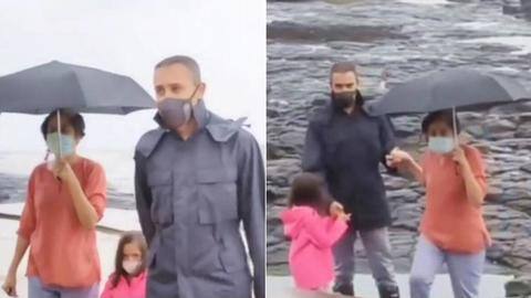 Spotted! Imran Khan's beach appearance with his daughter Imara Spotted! Imran Khan's beach appearance with his daughter Imara