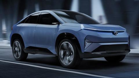 Tata CURVV concept e-SUV unveiled: India's own Tesla Model Y? Tata CURVV concept e-SUV unveiled: India's own Tesla Model Y?