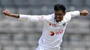 Bangladesh's Taijul Islam records his third Test fifer against Pakistan