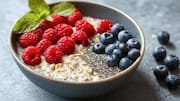 Want glowing skin? Start your day with berry oats 