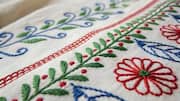 What is kantha embroidery?