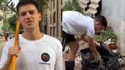 'Ek din-Ek gully': Serbian man cleaning Indian streets draws praise