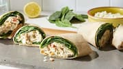 Spinach and feta wrap: 5-minute recipe