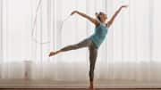 Get more flexible with these simple rhythmic gymnastics stretches