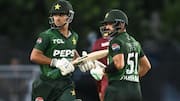 3rd T20I: Ayub, Farhan script this partnership record vs WI 