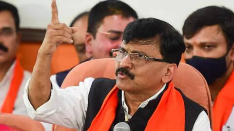 Sanjay Raut detained by ED after raid at his residence Sanjay Raut detained by ED after raid at his residence
