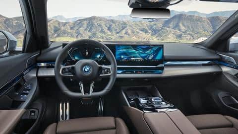It gets BMW Curved Display and optional BMW Interaction Bar