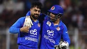 Afghanistan captain Rashid Khan shines in his 100th T20I: Stats