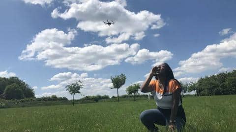 New AI-enabled drone helps locate disaster victims by their screams New AI-enabled drone helps locate disaster victims by their screams