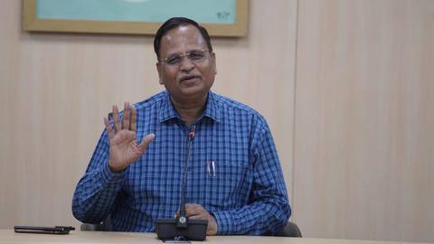 Delhi: Satyendar Jain's home raided by ED week after arrest Delhi: Satyendar Jain's home raided by ED week after arrest