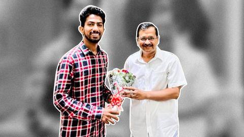 Modi's mimic Shyam Rangeela joins AAP for 'politics of work' Modi's mimic Shyam Rangeela joins AAP for 'politics of work'