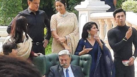 Ranbir Kapoor, Anil Kapoor's picture from 'Animal' sets leaked Ranbir Kapoor, Anil Kapoor's picture from 'Animal' sets leaked