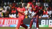 CWC Qualifiers: Sikandar Raza, Ryan Burl smoke half-centuries against WI