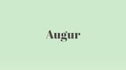Word of the Day: Augur
