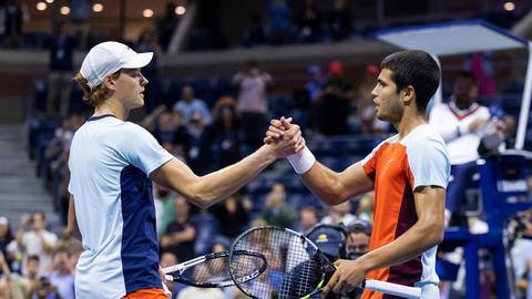 US Open: Carlos Alcaraz pips Jannik Sinner in second-longest match US Open: Carlos Alcaraz pips Jannik Sinner in second-longest match