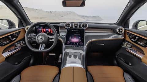 Heated seats and portrait-oriented infotainment panel are offered inside 
