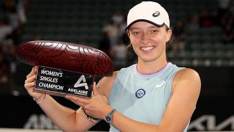 Iga Swiatek wins Adelaide International, captures second career title Iga Swiatek wins Adelaide International, captures second career title