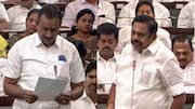 Tamil Nadu Speaker rejects disqualification motion against 21 AIADMK MLAs