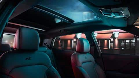 It features a panoramic roof and N-badged leather upholstery