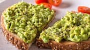 Rice cakes + avocado spread: A quick breakfast hack