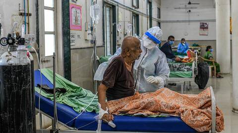 Faced with shortage of oxygenated beds, Pune hospital creates 'triage' Faced with shortage of oxygenated beds, Pune hospital creates 'triage'