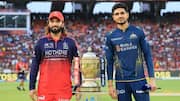 IPL 2026 final: RCB elect to field against GT