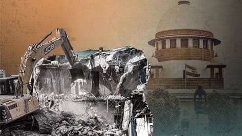 No pause on demolitions: SC refuses blanket ban on demolitions No pause on demolitions: SC refuses blanket ban on demolitions