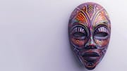 How to make masks with clay and natural paints