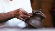 Use clay to improve hand strength and dexterity