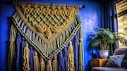 Raffia wall hangings are a decor trend to try! 