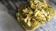 Make this zucchini feta toast in just 5 minutes