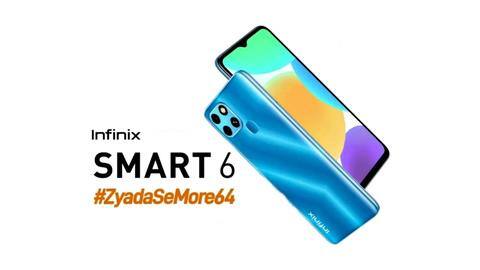 Infinix Smart 6 debuts in India at Rs. 7,500 Infinix Smart 6 debuts in India at Rs. 7,500