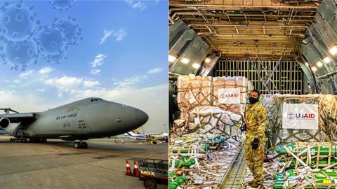 'Stand with India': US' first COVID-19 relief supplies reach India 'Stand with India': US' first COVID-19 relief supplies reach India