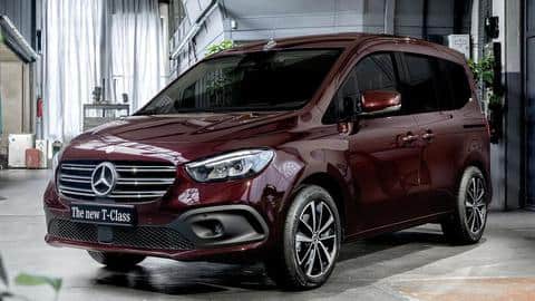 Mercedes-Benz T-Class debuts as a stylish van in Europe Mercedes-Benz T-Class debuts as a stylish van in Europe