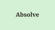 Word of the Day: Absolve