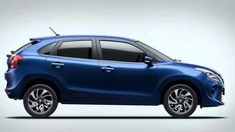 Baleno has a sloping roofline and all-LED lighting