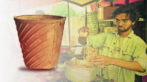 This Gujarat tea-stall offers tea in edible chocolate cups! This Gujarat tea-stall offers tea in edible chocolate cups!