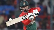 Bangladesh skipper Litton Das smashes his 15th T20I fifty: Stats