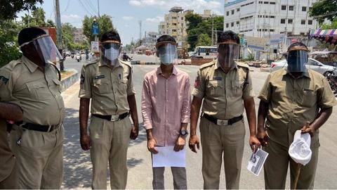 Andhra Pradesh engineering student develops ingenious biodegradable face shield Andhra Pradesh engineering student develops ingenious biodegradable face shield