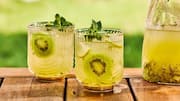 Add zest to your summer drinks with kiwi-ginger