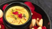 Quick and healthy: Almond saffron milk recipe
