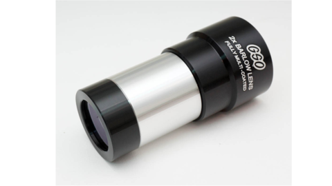 Telescope focal length multiplier, motorized celestial body tracker for assistance