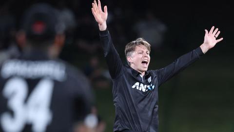 New Zealand's Michael Bracewell takes a historic hat-trick: Key stats New Zealand's Michael Bracewell takes a historic hat-trick: Key stats