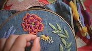 How to make wall art with fabric applique