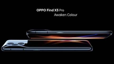 OPPO Find X3 Pro launched at around Rs. 1 lakh OPPO Find X3 Pro launched at around Rs. 1 lakh