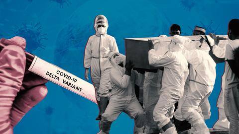 Global COVID-19 deaths hit 50 lakh amid Delta variant surge Global COVID-19 deaths hit 50 lakh amid Delta variant surge